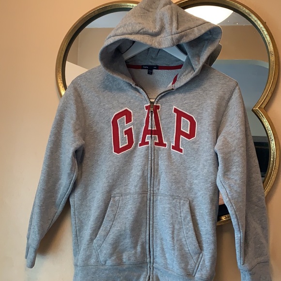 Kids Gap Gray Hoodie Sz L (10) Gap Kids - Picture 6 of 9